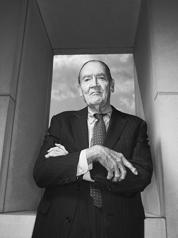 Portrait of Vanguard founder John C. Bogle